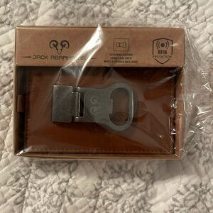 Jack Abraham’s genuine leather card case